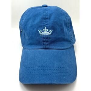 Peter Millar Baseball Hat Mens Adjustable Strap Back Golf Cap Ocean Blue Logo‎